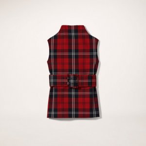 Marc Jacobs - Tartan Sleeveless Top With Belt