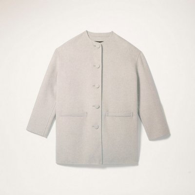 Marc Jacobs - Double-Face Boxy Crew Neck Cardigan Coat