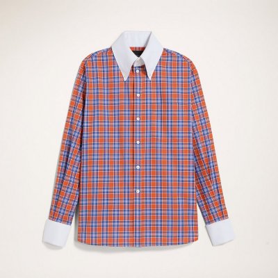 Marc Jacobs - Check Shirt With Pique Collar and Cuffs