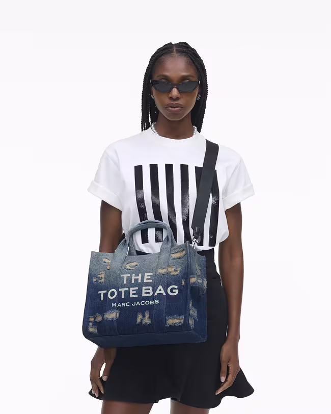 The Rip and Repair Denim Medium Tote Bag - image 2