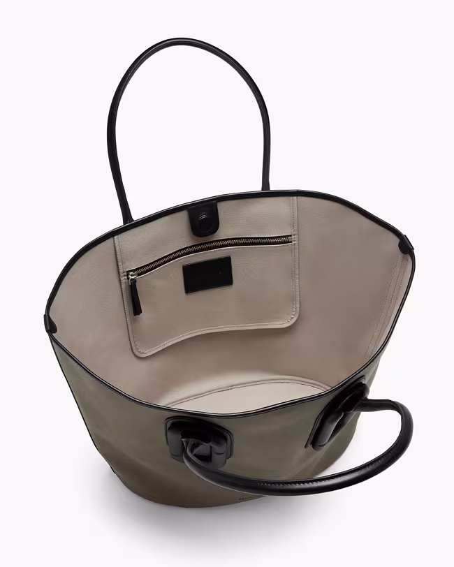 Babe Tote In Cotton Canvas - image 4