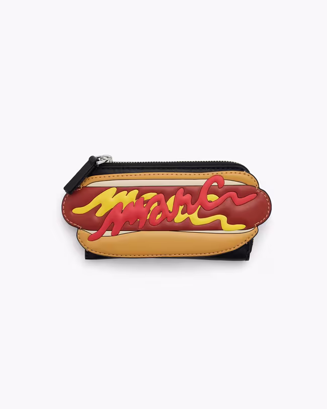 Hot Dog Top Zip Multi Wallet